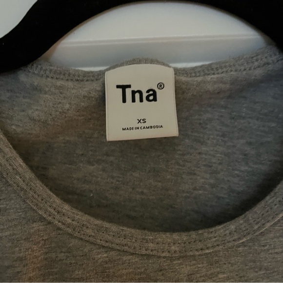 Aritzia TNA Malibu Chill Dress GREY - Picture 4 of 6